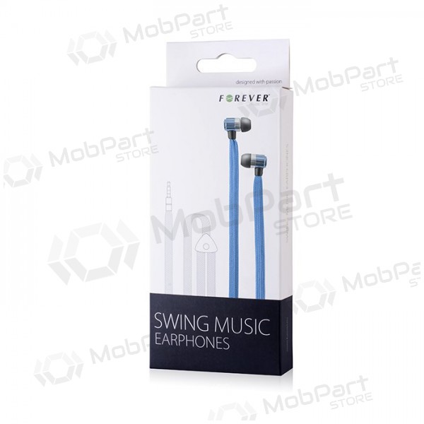 Hodetelefoner / ørepropper Forever Swing Music 3,5mm (blått)