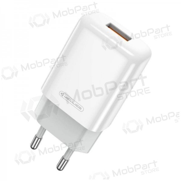Lader buitinis Jellico EU01 2.4A USB hvit