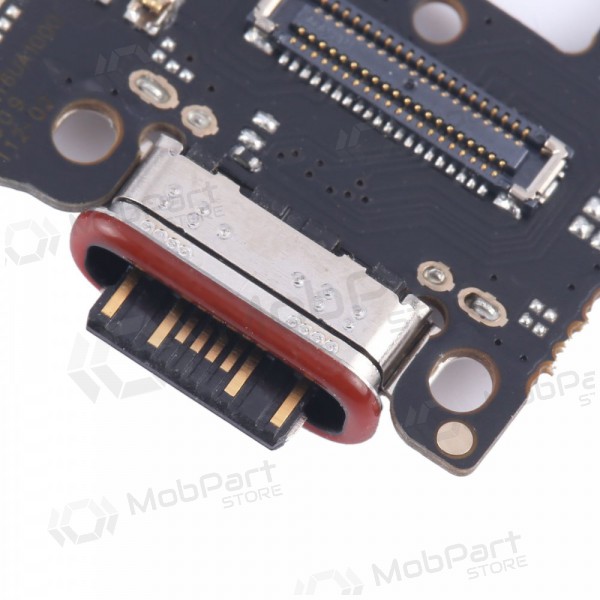 Xiaomi Redmi Note 13 Pro+ 5G ladekontakt og mikrofon med flex (service pack) (original)