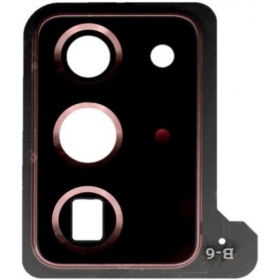 Samsung N985 / N986 Galaxy Note 20 Ultra kameraglass (bronzinis) (med ramme)