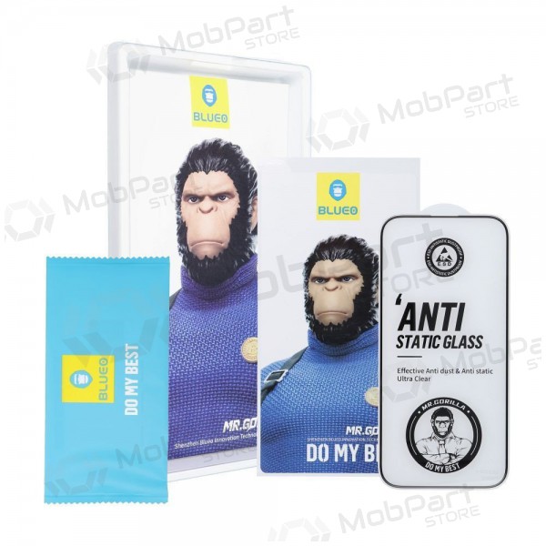 LCD apsauginis stikliukas 5D Mr. Monkey Glass (Strong Lite) Samsung A356 A35 5G/A556 A55 5G svart