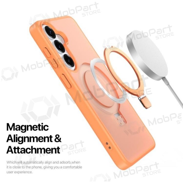 Samsung Galaxy S26+ deksel - Dux Ducis Yind Magnetic Stand (oransje)