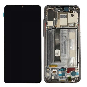 Xiaomi Mi 9 skjerm (svart) (med ramme) (service pack) (original)