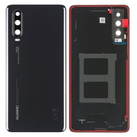 Huawei P30 bakside (svart) (service pack) (original)