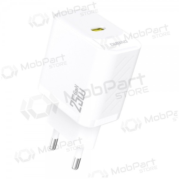 Telefonlader Dudao A27 25 W GaN USB-C hvit
