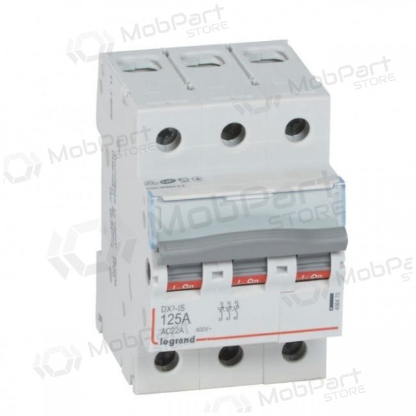 Sikringsautomat MCB RX3 Legrand 406470 (125A, 3P, 230V, 6kA)