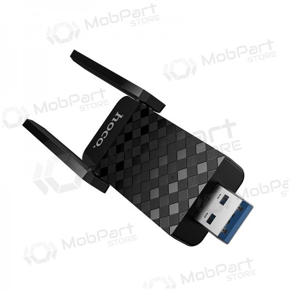 USB Wi-Fi-adapter Hoco HI34 USB 3.0 Wi-Fi 6 svart