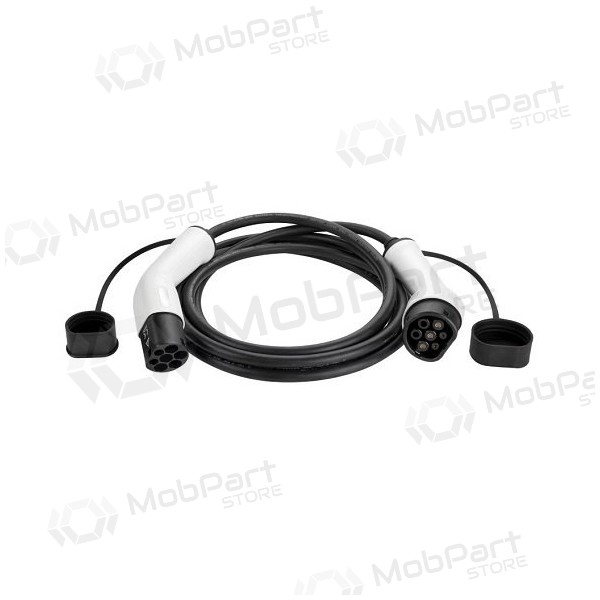 Elektromobilio ladekabel Duosida Type 2 - Type 2, 32A, 22kW, 3-fazė, 7m