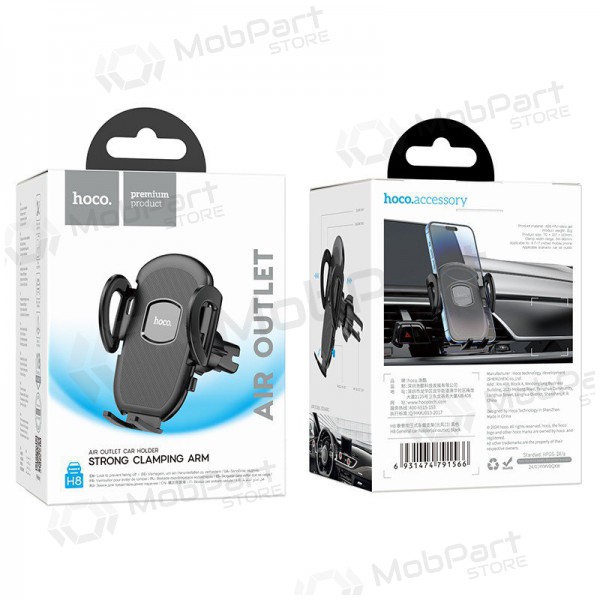 Mobilholder Hoco H8 (air vent) svart