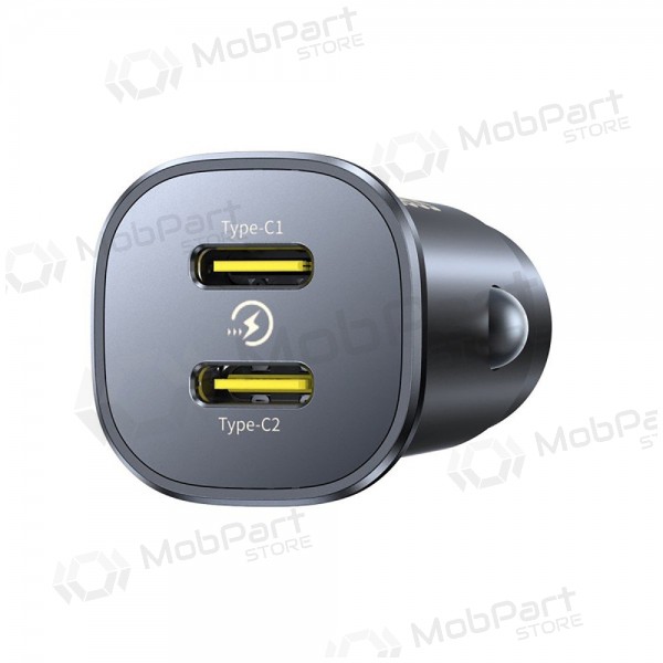 Lader for biler Baseus GoTrip 2xUSB-C 30W svart C00072300123-01