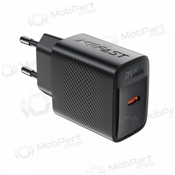 Telefonlader Acefast A104 25 W GaN USB-C svart