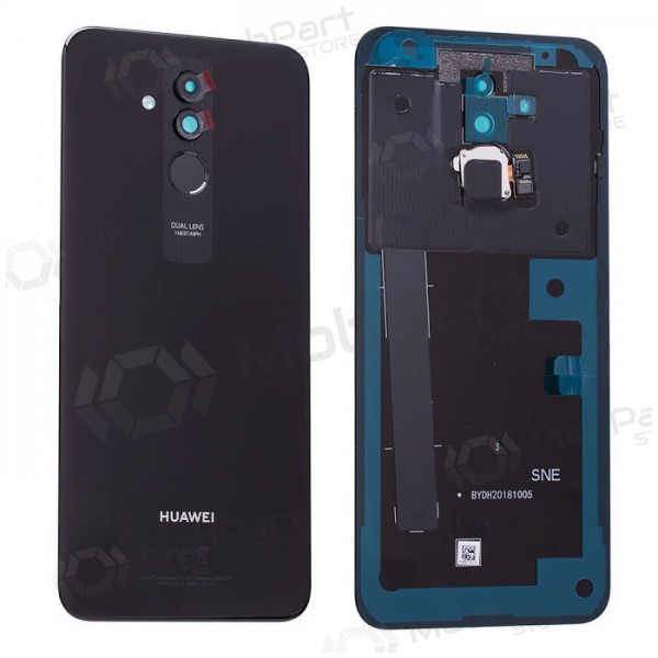 Huawei Mate 20 Lite bakside (svart) (brukt grade A, original)
