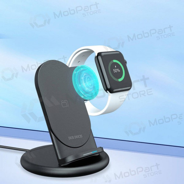 Lader trådløs Dux Ducis C7 3in1 Phone, Apple Watch, Airpods 15W (svart)