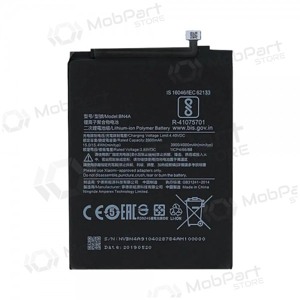 Xiaomi Redmi Note 7 batteri, akumuliatorius (BN4A) (original) Xiaomi Redmi Note 7 batteri, akumuliatorius (BN4A) (original)