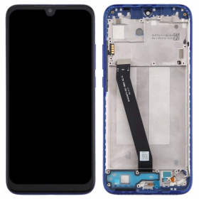Xiaomi Redmi 7 skjerm (blå) (med ramme) (service pack) (original)