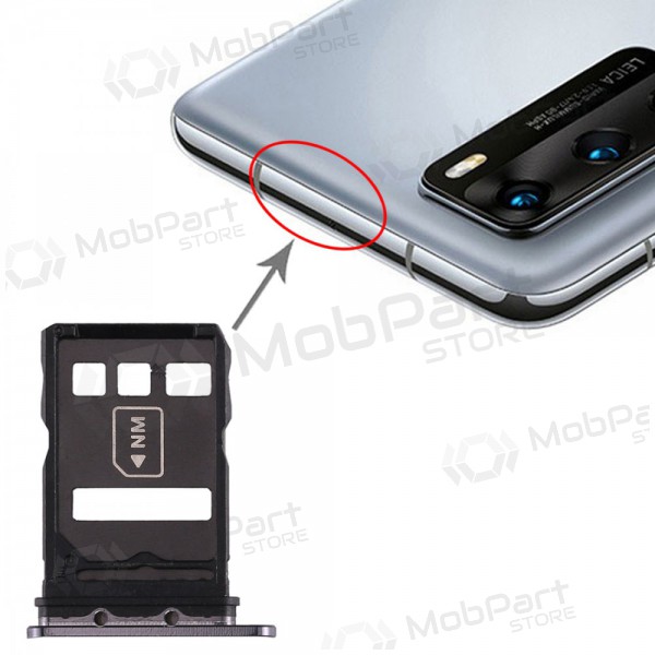 Huawei P40 SIM kortholder (svart)