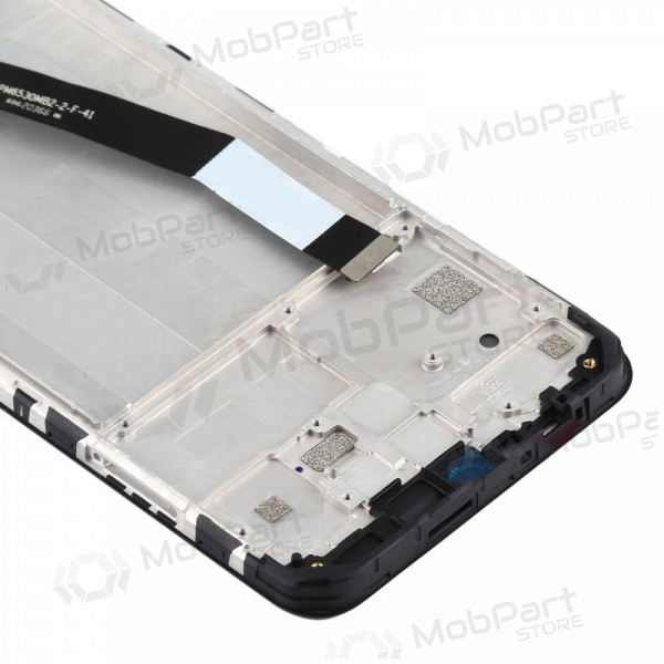 Xiaomi Redmi 9 skjerm (svart) (med ramme) (original) Xiaomi Redmi 9 skjerm (svart) (med ramme) (original)