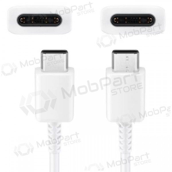 USB kabel original Samsung EP-DA705BWE 25W 3A Type-C-Type-C 1.0m hvit