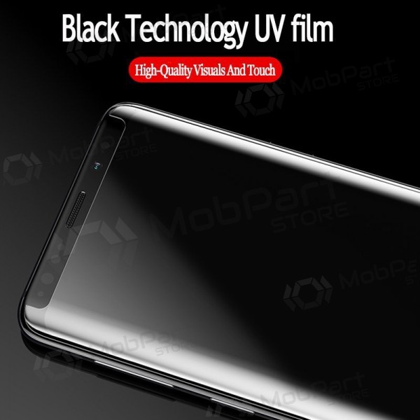 LCD apsauginis stikliukas Nano Optics 5D UV Glue Samsung S928 S24 Ultra lenktas gjennomsiktig