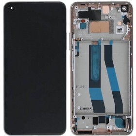 Xiaomi 11 Lite 5G NE skjerm (rosa) (med ramme) (original)