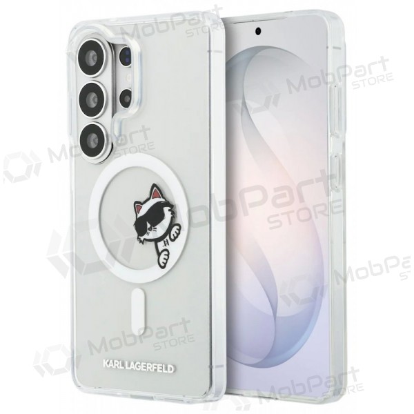 Samsung Galaxy S26 Ultra deksel - Karl Lagerfeld IML Choupette Peekaboo Logo Magnetic (gjennomsiktig)