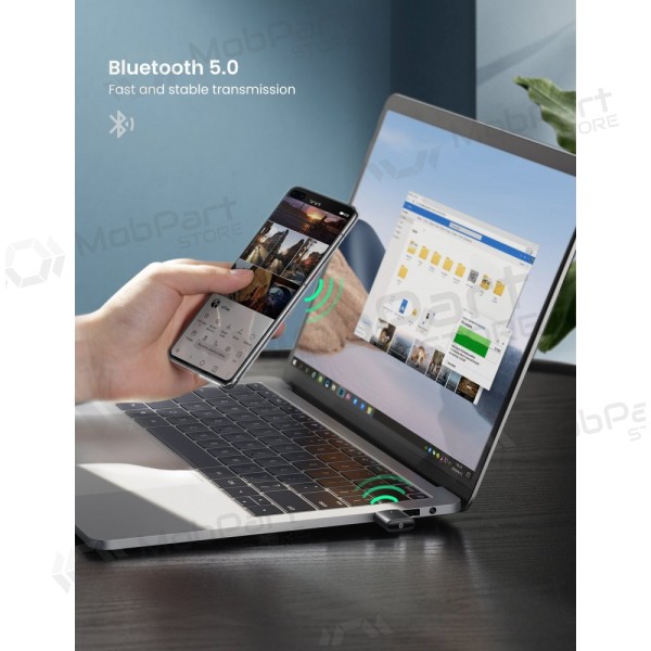 Bluetooth-adapter Ugreen CM390 USB-A Bluetooth 5.0 svart