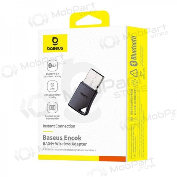 Bluetooth adapter Baseus BA04+ Bluetooth 5.4 svart A10082600121-00