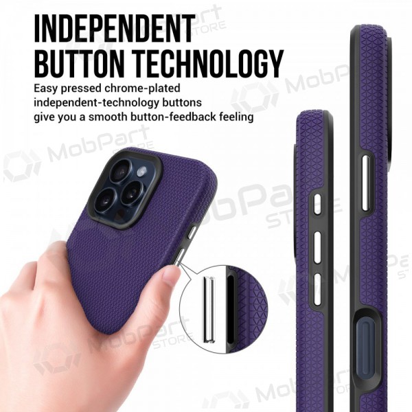 Apple iPhone 15 Pro Max deksel „Perfectionists“ (lilla) Apple iPhone 15 Pro Max deksel „Perfectionists“ (lilla)