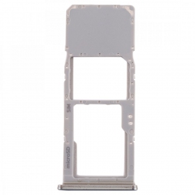 Samsung A705 Galaxy A70 2019 SIM kortholder hvit (sølvgrå)