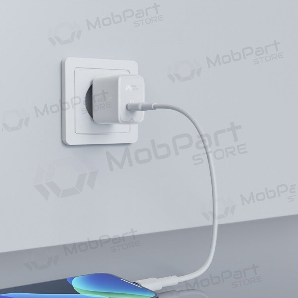 Lader buitinis Acefast A1 PD20W USB-C hvit