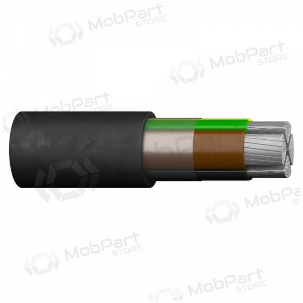 Kraftkabel - Prysmian Group AXPK-PE 5x16 mm² aliuminis XLPE CPR Eca 0.6/1 kV monolitas