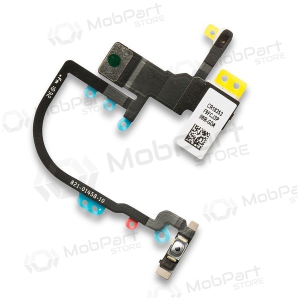 Apple iPhone XS / XS Max on / off låseknapp flex kabel-kontakt