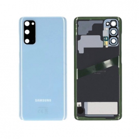 Samsung G981F / G980 Galaxy S20 bakside (Cloud Blue) (brukt grade C, original)