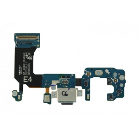 Samsung G950F Galaxy S8 ladekontakt og mikrofon med flex (service pack) (original)