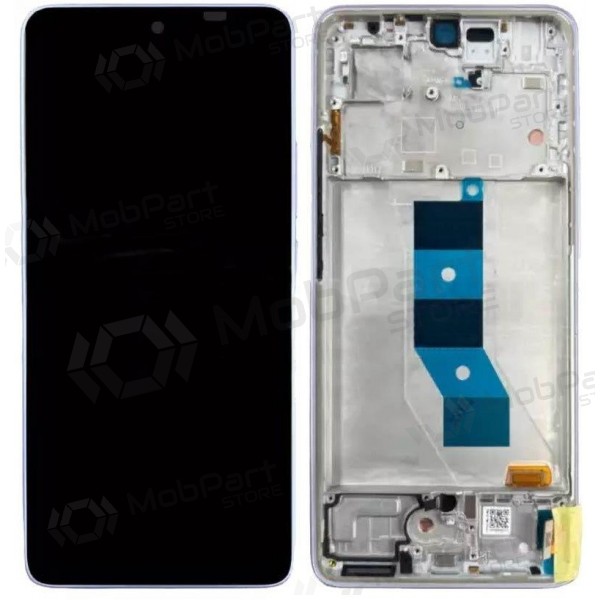 Xiaomi Poco M7 Pro 5G skjerm (lilla) (med ramme) (original)