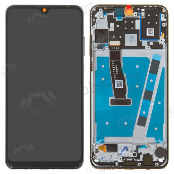 Huawei P30 Lite 24MP skjerm (svart) (med ramme) - Premium