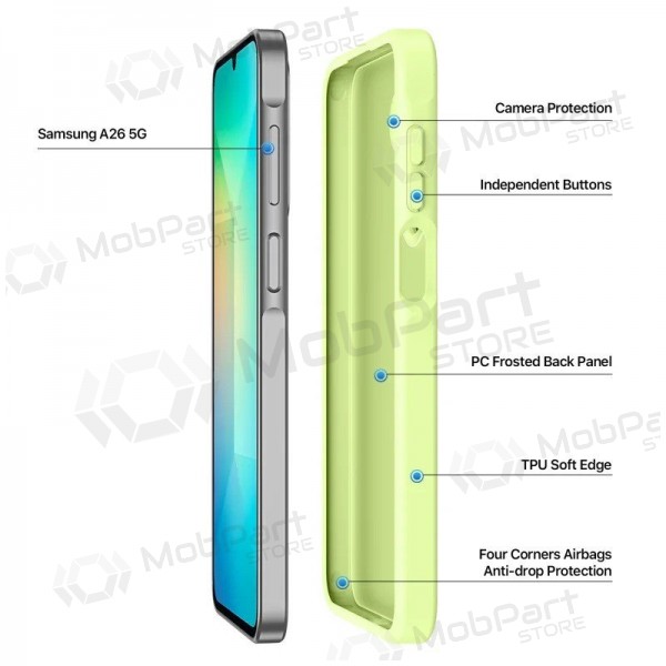 Samsung Galaxy A26 deksel - Dux Ducis Yind (grønn)