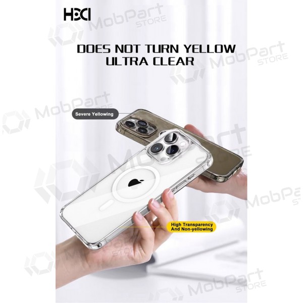 Apple iPhone 16 Pro Max deksel - HDD Clear MagSafe Case (gjennomsiktig)