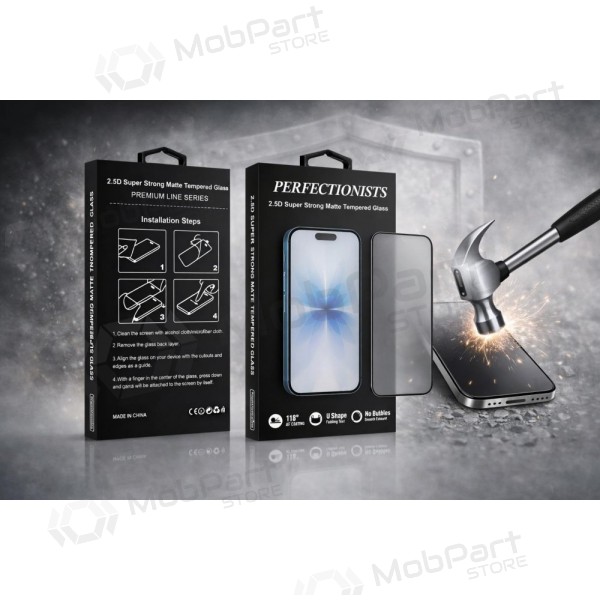 Apple iPhone 16 Pro skjermbeskytter - Perfectionists 2.5D Super Strong Matte