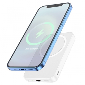 Powerbank Power Bank Hoco J109 PD20W Magnetic 5000mAh hvitt