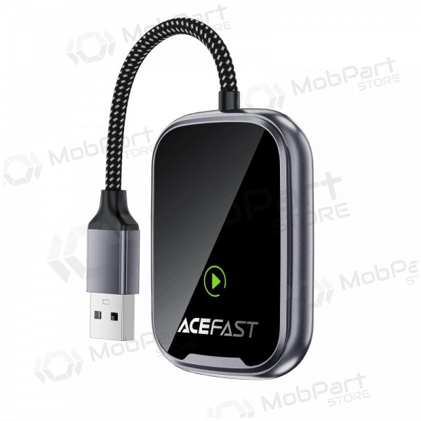 CarPlay-adapter Acefast QC1 trådløs Android Auto svart