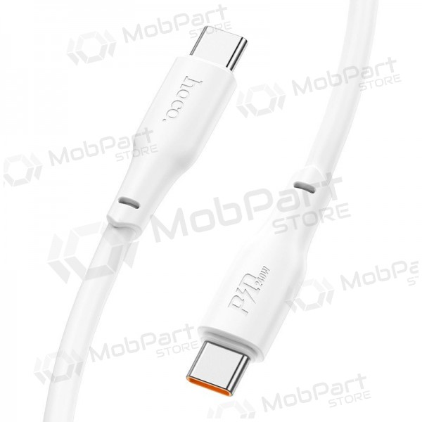 USB kabel Hoco X93 60W USB-C to USB-C 2.0m hvit