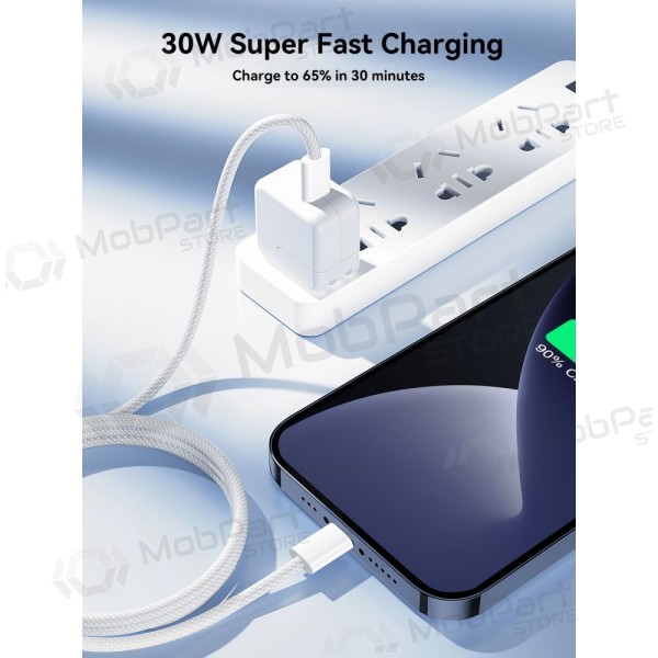 USB kabel Joyroom S-A45 USB-C to Lightning 30W 1.2m hvit