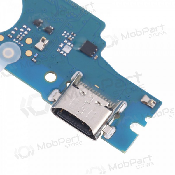Samsung M556 Galaxy M55 5G ladekontakt og mikrofon med flex (service pack) (original)