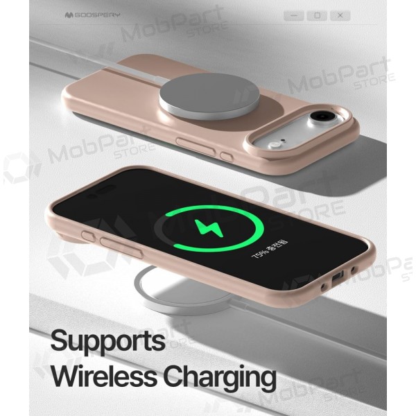 Apple iPhone Air deksel Mercury "Pure Magsafe Silicon Case" (rosasand)