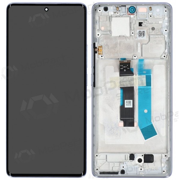 Xiaomi Redmi Note 14 Pro 4G skjerm (lilla) (med ramme) (original) Xiaomi Redmi Note 14 Pro 4G skjerm (lilla) (med ramme) (original)