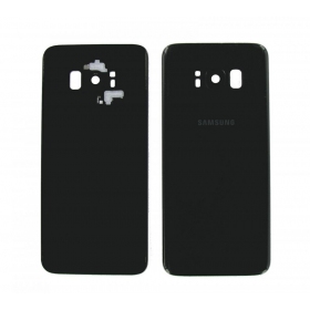 Samsung G955F Galaxy S8 Plus bakside svart (Midnight black) (brukt grade C, original)