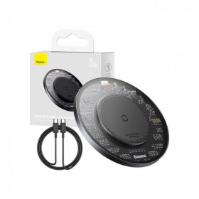 Trådløs lader Baseus BS-W530 15 W Qi svart