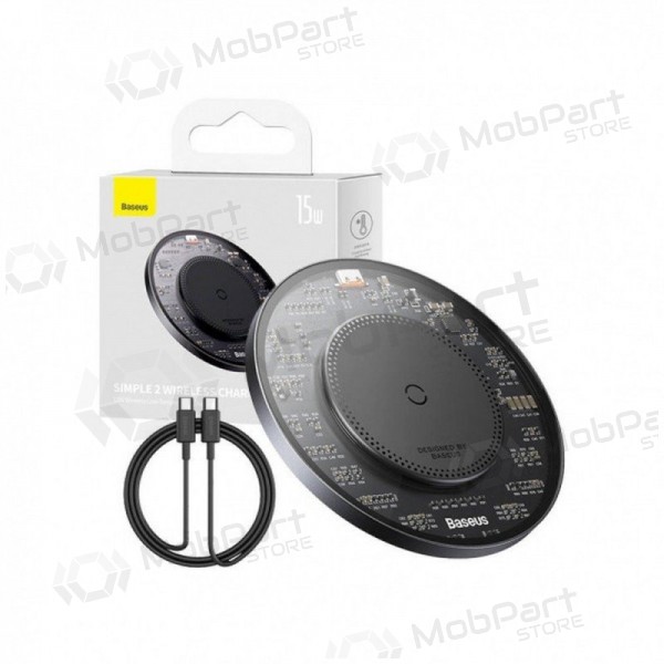Trådløs lader Baseus BS-W530 15 W Qi svart