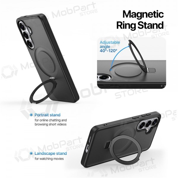 Samsung Galaxy S26+ deksel - Dux Ducis Yind Magnetic Stand (svart)